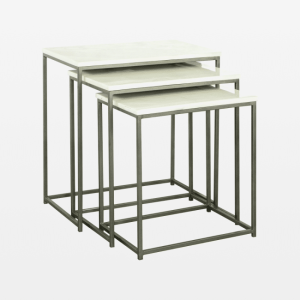 Metal nest of tables